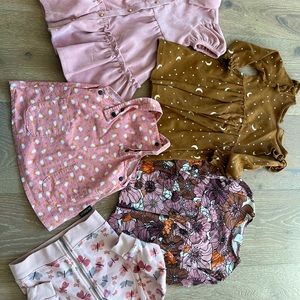 5pc Beautiful selection 2T girl outfits